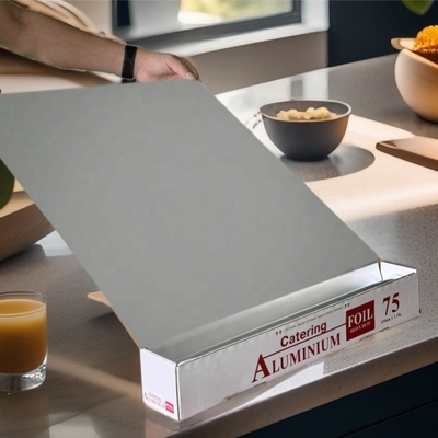 Rolo de papel de alumínio de qualidade alimentar portátil para cozimento