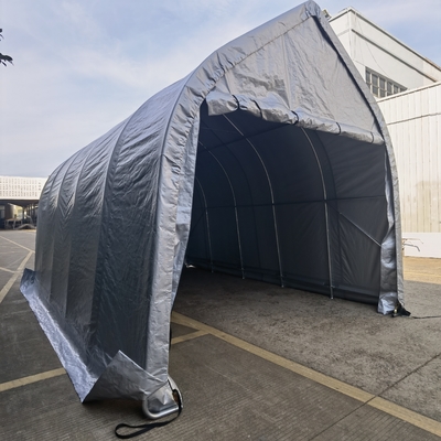 Tenda portátil de abrigo para carros jardim de armazenamento galpão com paredes laterais e portas removíveis