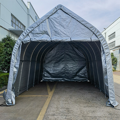 Tenda portátil de abrigo para carros jardim de armazenamento galpão com paredes laterais e portas removíveis