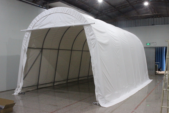 Portas de parede lateral removíveis 400*730*330cm Carport pesado para quintal e acampamento