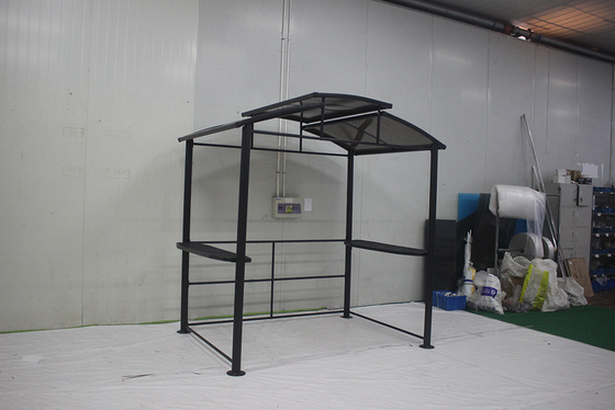 Tenda de pavilhão de churrasco de churrasqueira dobrável para abrigo ao ar livre Canopy 2.36 * 1.52 * 2.36M churrasco