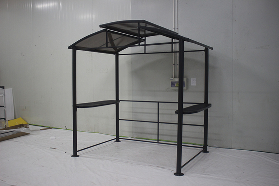 Tenda de pavilhão de churrasco de churrasqueira dobrável para abrigo ao ar livre Canopy 2.36 * 1.52 * 2.36M churrasco