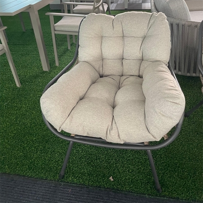 Mobiliário de jardim de exterior Sofá de alumínio de rotão com mesa de luxo e compradores de chá
