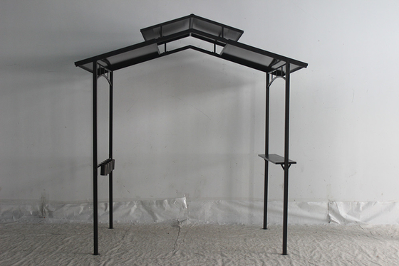 Hard Top BBQ PC Grill Gazebo Quadro de metal para jardim ao ar livre Parque Patio Grill