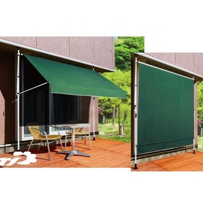 Área exterior de jardim de pátio canopy sombra de sol varanda retrátil telhado 3,5 * 1,2m liga de alumínio