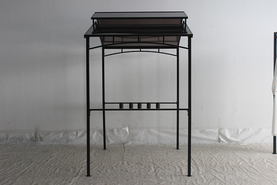 Hard Top BBQ PC Grill Gazebo Quadro de metal para jardim ao ar livre Parque Patio Grill