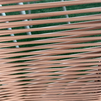 Mobiliário de jardim moderno de alumínio Bistro Sofá de Rattan