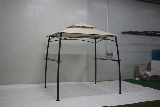 Quadro de metal personalizável Grill Grill Grill Gazebo para entretenimento ao ar livre