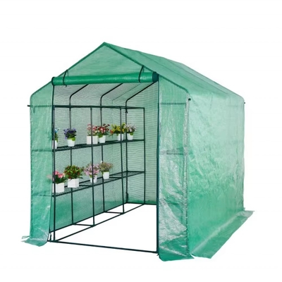 Capa de estufa móvel de PVC à prova d'água transparente para plantação de jardins