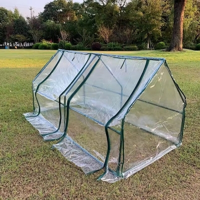 Capa de estufa móvel de PVC à prova d'água transparente para plantação de jardins