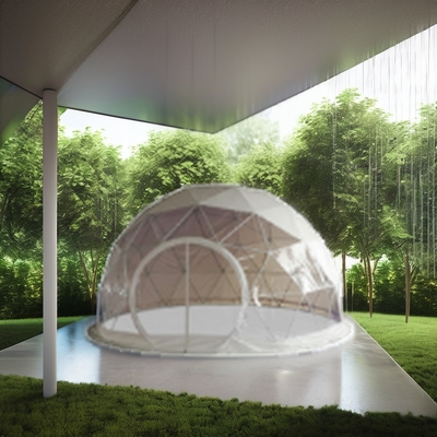 Canopy de acampamento com céu estrelado Um pavilhão tratado a calor para aventuras ao ar livre ecológicas