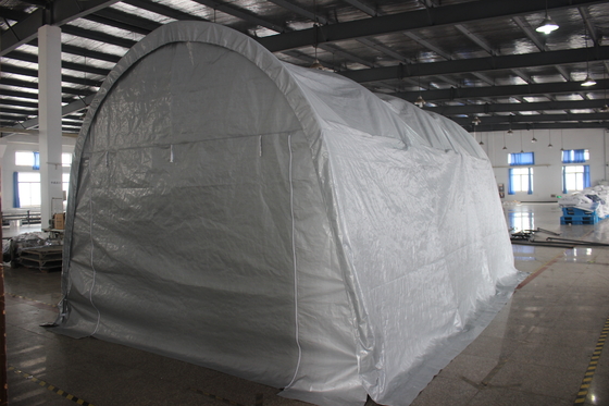 Canopy de garagem de carro dobrável personalizável para sombreamento e armazenamento portáteis