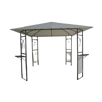 Double Roof Gazebo Outdoor Canopy Shelter com design personalizável e acabamento revestido de PVC