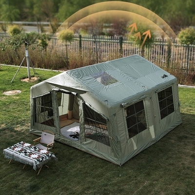4 Seasons Mosquito Screen Cabin Tent para acampamento 12.96m2 Espaço de quarto Tenda inflável