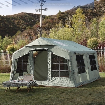 4 Seasons Mosquito Screen Cabin Tent para acampamento 12.96m2 Espaço de quarto Tenda inflável