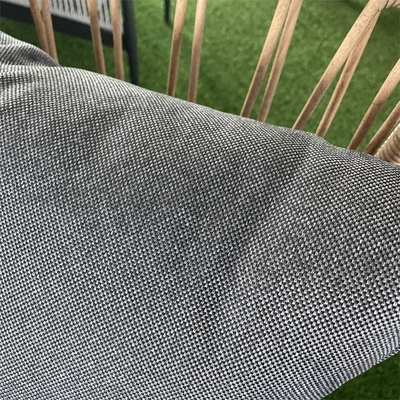Mobiliário de jardim moderno de alumínio Bistro Sofá de Rattan Conjunto para jantar de luxo