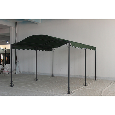 Quadro de aço personalizável Canopy exterior com arco sombra de jardim Pergola Pavilhão Gazebo