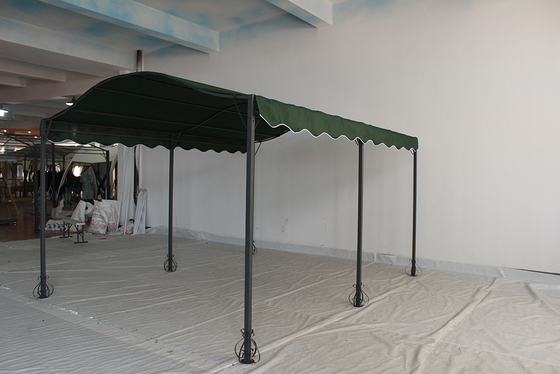 Quadro de aço personalizável Canopy exterior com arco sombra de jardim Pergola Pavilhão Gazebo
