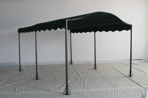 Quadro de aço personalizável Canopy exterior com arco sombra de jardim Pergola Pavilhão Gazebo