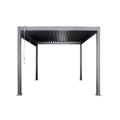 Quadro de alumínio PERGOLA 3x4m Luxo Modern Outdoor Roof Waterproof Metal Jardim Pergola