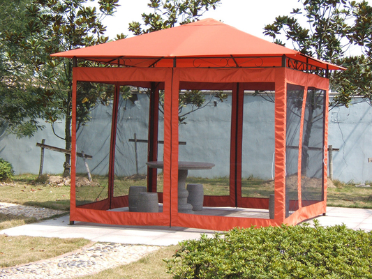 Arcos Jardim Pergola Tenda de alumínio ao ar livre Galpão com telhado solar e estrutura pesada