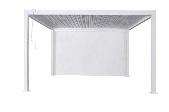 Quadro de alumínio PERGOLA 3x4m Luxo Modern Outdoor Roof Waterproof Metal Jardim Pergola