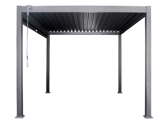 Quadro de alumínio PERGOLA 3x4m Luxo Modern Outdoor Roof Waterproof Metal Jardim Pergola