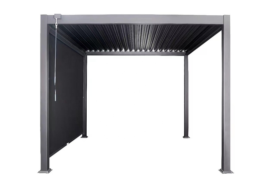 Quadro de alumínio PERGOLA 3x4m Luxo Modern Outdoor Roof Waterproof Metal Jardim Pergola
