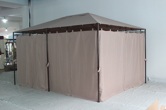 Logotipo de cor personalizável Pavilhão de telhado de policarbonato para tenda de jardim de luxo Gazebo