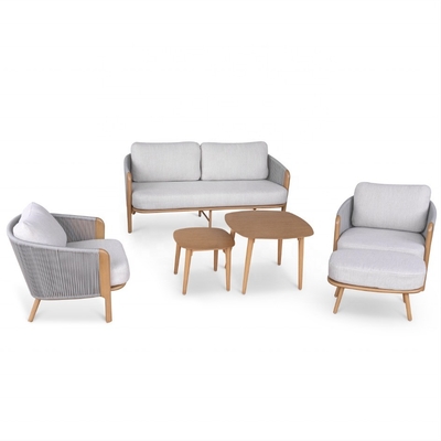 Quadro de alumínio Luxury Table Bistro Set para mobiliário de jardim ao ar livre cor personalizada