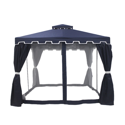 Amantes do jardim Tecido de poliéster Gazebo de jardim de luxo 3x3x2.75m de Professional