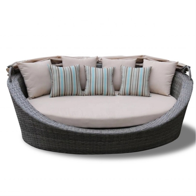 Conjunto de Bistro de Cores Personalizado Sofá de Rattan de Alumínio de Design Moderno Conjunto com Mesa de Chá