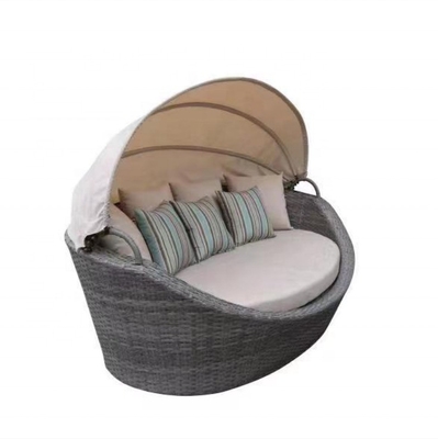 Conjunto de Bistro de Cores Personalizado Sofá de Rattan de Alumínio de Design Moderno Conjunto com Mesa de Chá