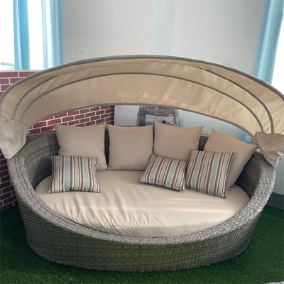 Conjunto de Bistro de Cores Personalizado Sofá de Rattan de Alumínio de Design Moderno Conjunto com Mesa de Chá