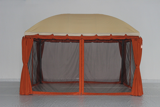 Edifício de jardim de PVC Pavilhão de madeira Montagem Pergola à prova d'água para parque ao ar livre