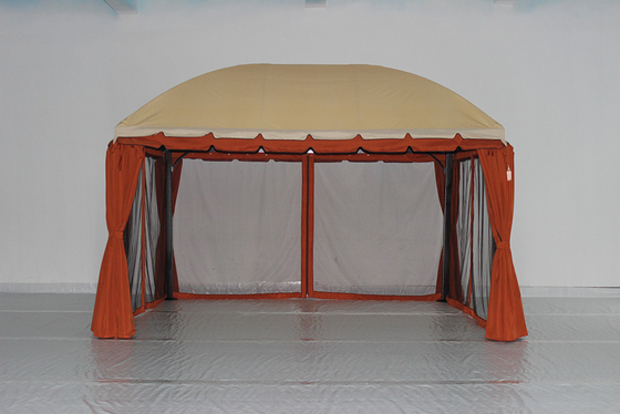 Edifício de jardim de PVC Pavilhão de madeira Montagem Pergola à prova d'água para parque ao ar livre