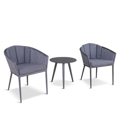 Conjunto de jardim ao ar livre Conjunto de sofá de rótão de alumínio Conjunto de mesa de luxo Conjunto de jantar