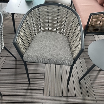 Conjunto de jardim ao ar livre Conjunto de sofá de rótão de alumínio Conjunto de mesa de luxo Conjunto de jantar