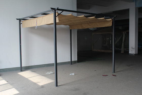 Canopy de pergola retrátil de alumínio para jardim