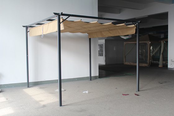 Canopy de pergola retrátil de alumínio para jardim