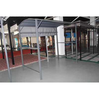 Quadro de aço Gazebo Pavilhão Pergola com 2.45 * 1.37 * 2.15M Tamanho e Design dobrável
