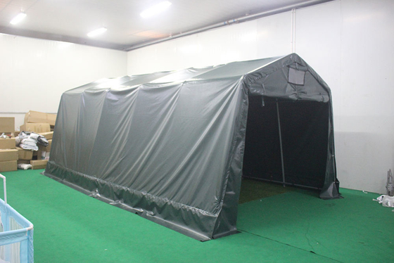 Galvanizado a quente PVC impermeável Dobrável Cachoeiro de Bicicletas Cobertura de abrigo Tenda de armazenamento Carport