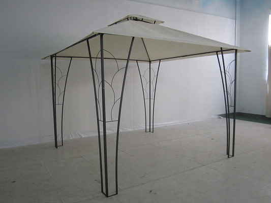 3*3M Double Top Pergola Gazebo Metal Decorado Ideal para Casamentos e Eventos