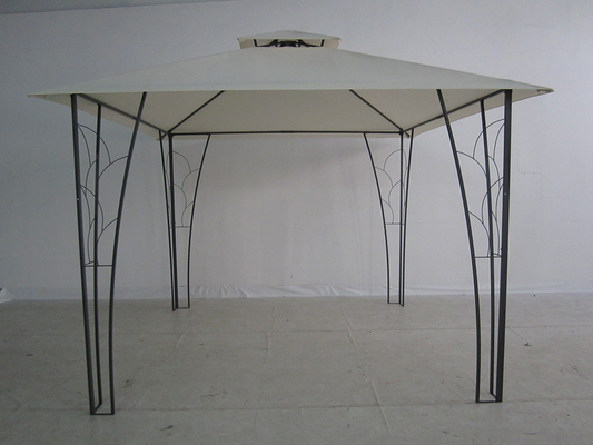 3*3M Double Top Pergola Gazebo Metal Decorado Ideal para Casamentos e Eventos