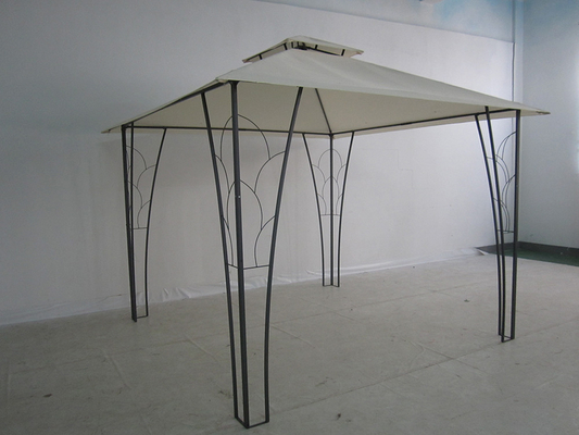 3*3M Double Top Pergola Gazebo Metal Decorado Ideal para Casamentos e Eventos