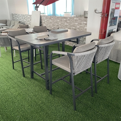 Conjunto de jardim específico Sofá de Rattan de Alumínio