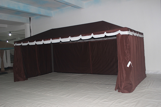 Park Leisure 3*6M Proteção solar de alumínio Casual Pop Up Gazebo com Mosquito Net Sidewall