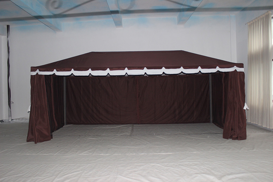 Park Leisure 3*6M Proteção solar de alumínio Casual Pop Up Gazebo com Mosquito Net Sidewall
