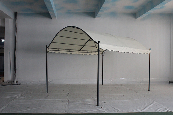Não revestido de aço fechado moderno impermeável ao ar livre churrasco acampamento pátio solar mirante