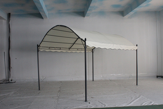 Não revestido de aço fechado moderno impermeável ao ar livre churrasco acampamento pátio solar mirante